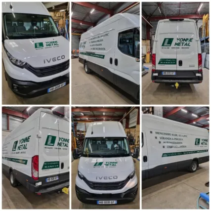 marquage véhicule - covering - wrapping - adhésif - pub camion
