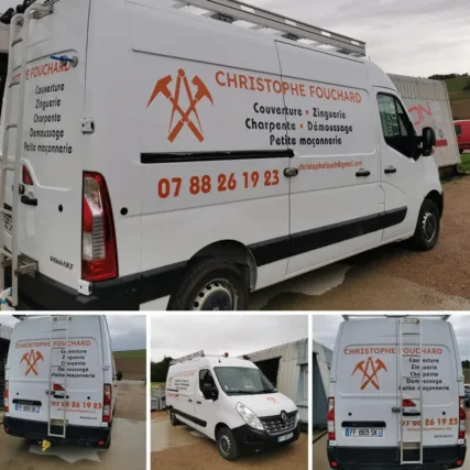 marquage véhicule - covering - wrapping - adhésif - pub camion