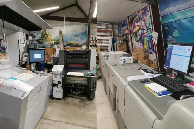 métériel imprimé pub