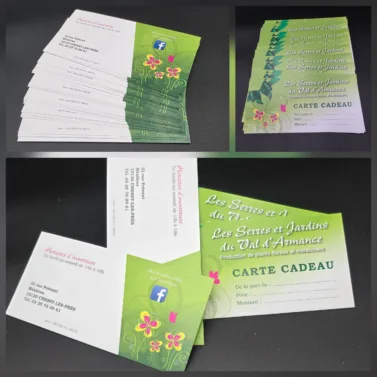 carte cadeau - carte - imprimé