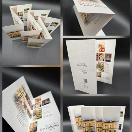 plaquette - dépliant - flyers - pliage