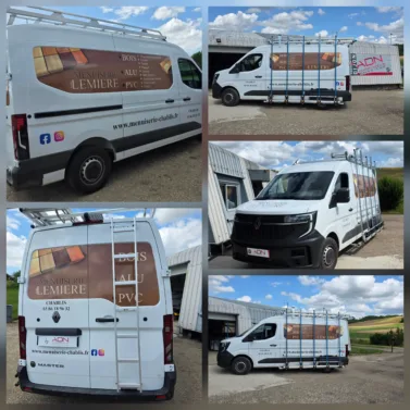 marquage véhicule - covering - wrapping - adhésif - pub camion