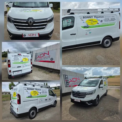 Marquage - lettre découpée - covering