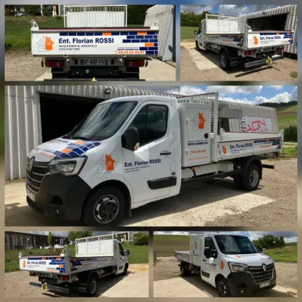 marquage véhicule - covering - wrapping - adhésif - pub camion