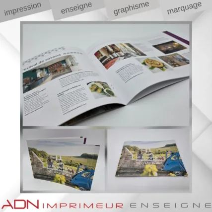 brochure - agrafé- italienne- impression