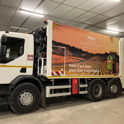 Marquage - lettre découpée - covering