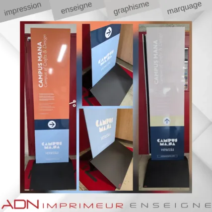 panneau - affichage - dibond - adhesif - rollup