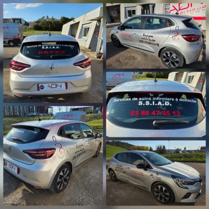 marquage véhicule - covering - wrapping - adhésif - pub camion