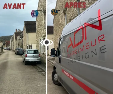 Enseigne - 3d - panneau - marquage