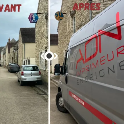 Enseigne - 3d - panneau - marquage