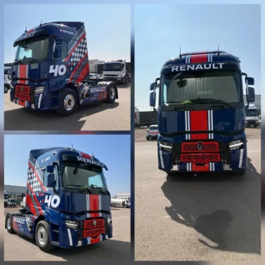 marquage véhicule - covering - wrapping - adhésif - pub camion