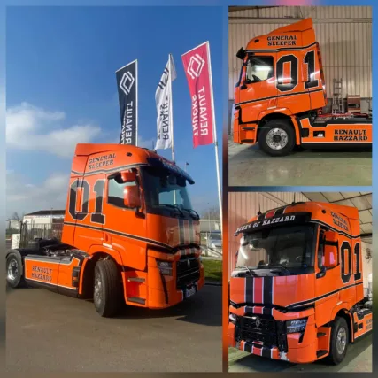 marquage véhicule - covering - wrapping - adhésif - pub camion