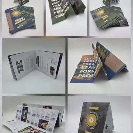 depliant - pli - brochure - flyers