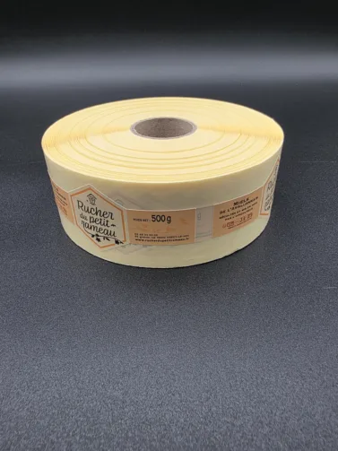 etiquette en rouleau