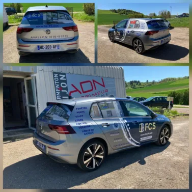 marquage véhicule - covering - wrapping - adhésif - pub camion