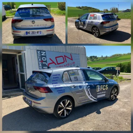 marquage véhicule - covering - wrapping - adhésif - pub camion