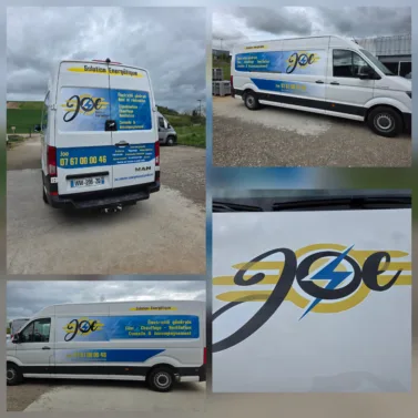 marquage véhicule - covering - wrapping - adhésif - pub camion