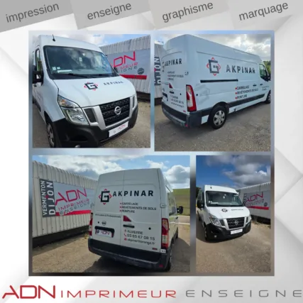 covering - marquage - lettre découpée