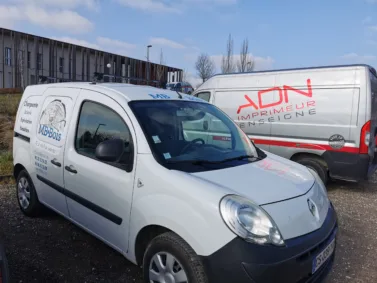 marquage véhicule - covering - wrapping - adhésif - pub camion