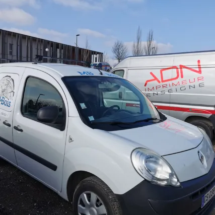 marquage véhicule - covering - wrapping - adhésif - pub camion