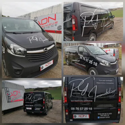 Marquage - lettre découpée - covering