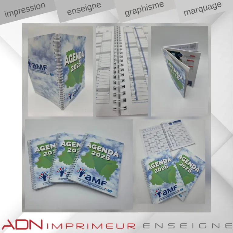 reliure - agenda - brochure