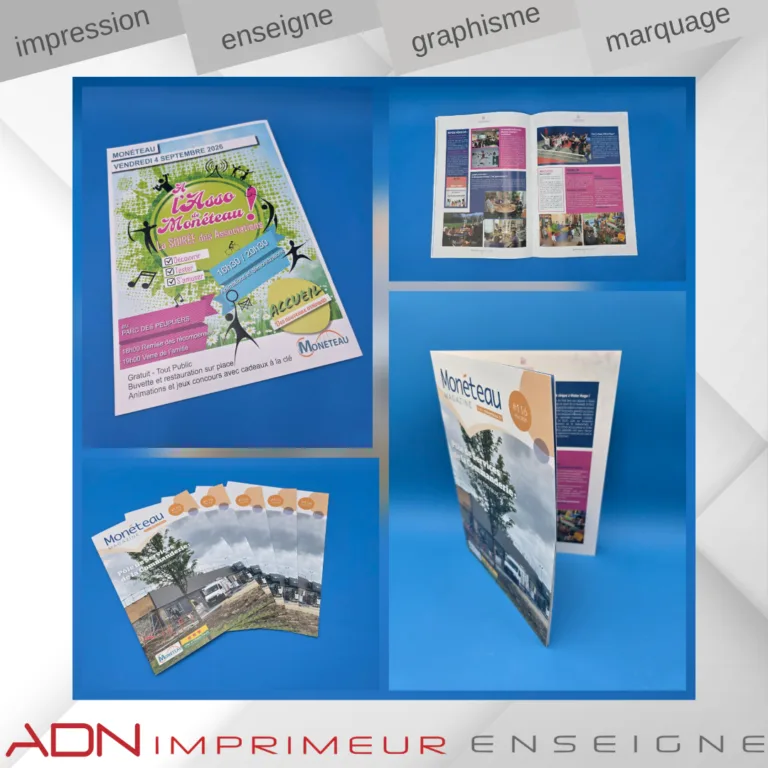 brochure - print - agrafes - reliure