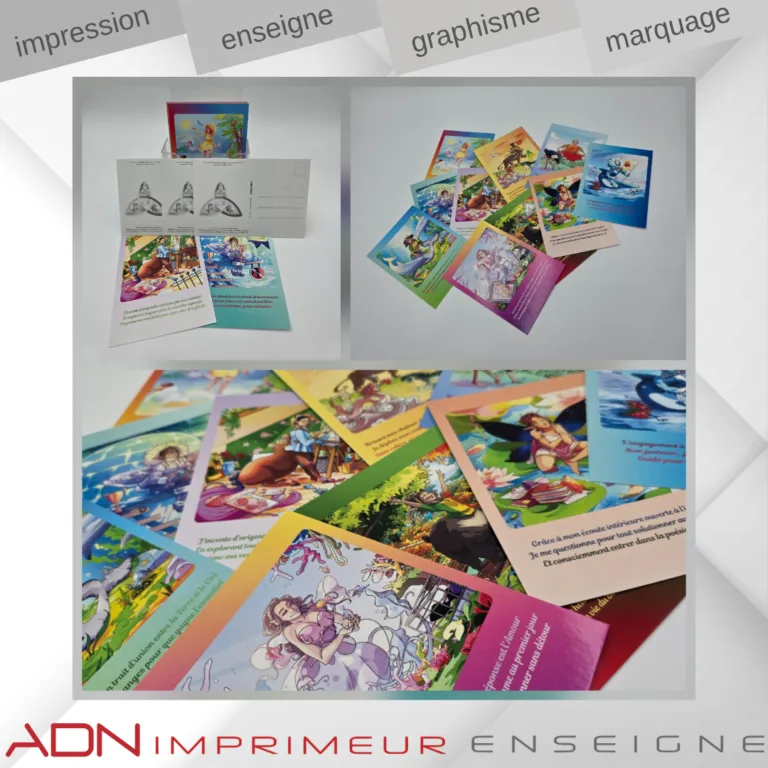 carte postale - couleur - print