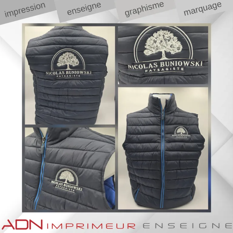 textile brodé - marquage - personnalisation